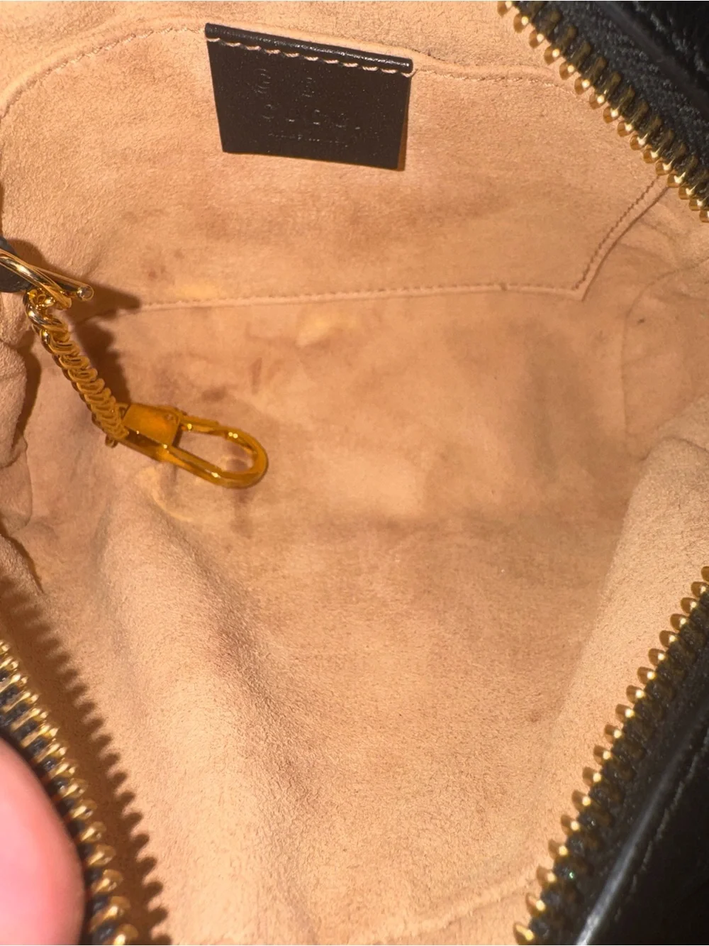 LikeNEW Gucci Authentic Leather Crossbody Signature Green/Red My Personal Closet